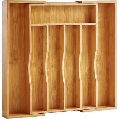 Tumlin 1.97" H x 15.55" W x 13.97" D Flatware & Kitchen Utensils Drawer Organizer