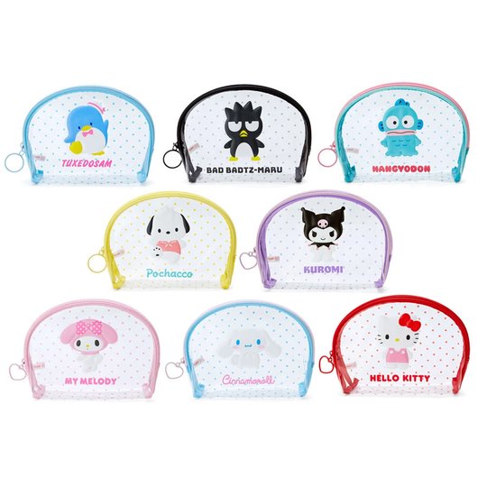 Japan Kawaii Cartoon Characters Clear Pvc Pencil Case Pen Pouch