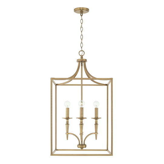 Abbie 17.75" 4-light Lantern Foyer Pendant