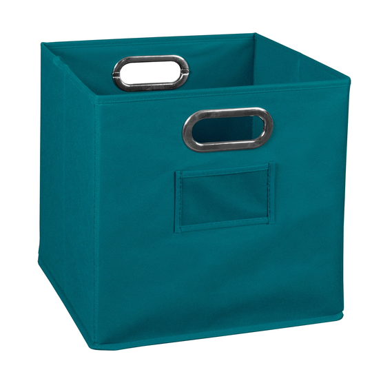 Noble Connect Foldable Fabric Storage Bin- Teal