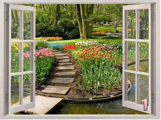 Looking Out Your Window Diy 5D Diamond Painting Kit Full Square & Round Drill