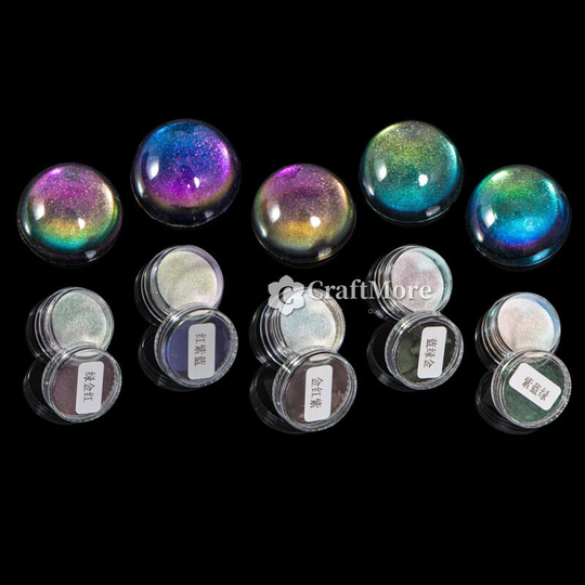 Colorful Chameleon Glitter-5 Styles Gradient Color Glitters For Resin Craft-Color Glitter Silicone Mold-Epoxy Resin Craft Fillers