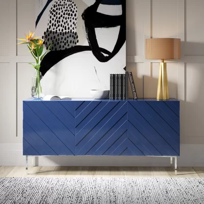 Malcom 64" Wide Solid Wood Sideboard