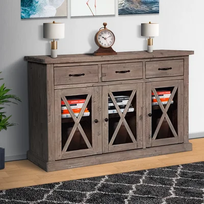 Ahti 58" Wide 3 Drawer Sideboard