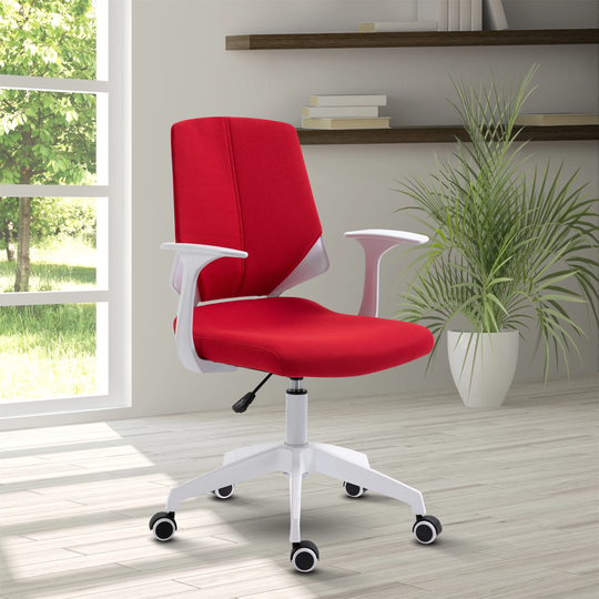 Height Adjustable Office Chair with Removable Fabric Back Cover