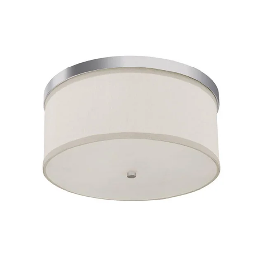 Midtown 3-light Polished Nickel Flush Mount - Polished Nickel - Polished Nickel