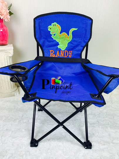 Dinosaur Party, Dinosaur Birthday, Kids Lawn Chair, Toddler Monogrammed