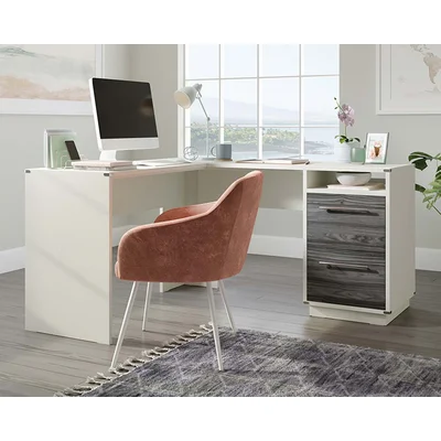 Honcut L-Shape Office Desk with Hutch