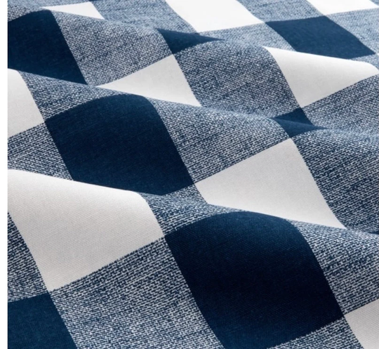 Farmhouse Table Runner | Navy Blue Table Runner| Plaid Fall Nautical