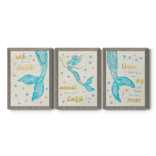 Mermaid Dream-Premium Framed Canvas - Ready to Hang - Multi-Color