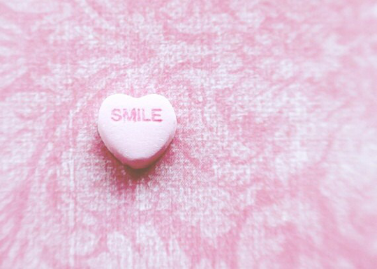 Smile Valentines Day Love Pastel Colors Hearts Romance Pink Be My Valentine Soft & Dreamy, Fine Art Print