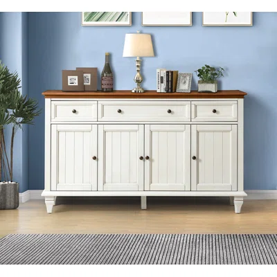 Alvieri 58" Wide 3 Drawer Sideboard
