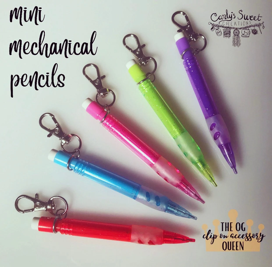 Clip On Mini Mechanical Pencils Pencil Badge