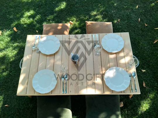 28x48 Inc, Boho Table, Low Large Garden Dining Luxe Picnic Beach