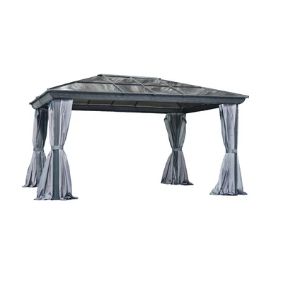 14 Ft. W x 12 Ft. D Aluminum Patio Gazebo