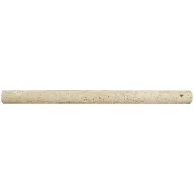 12" x 0.75" Travertine Pencil Liner Tile Trim