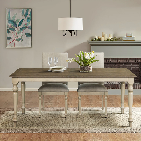 Martha Stewart Fiona Rectangular Wood Dining Table
