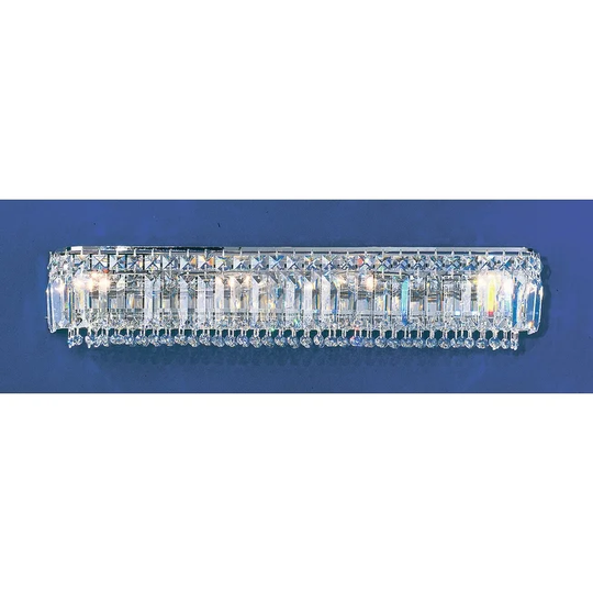 Classic Lighting 6" Crystal 6 Light Vanity from the Ambassador