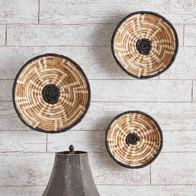 3 Piece Seagrass Basket Set