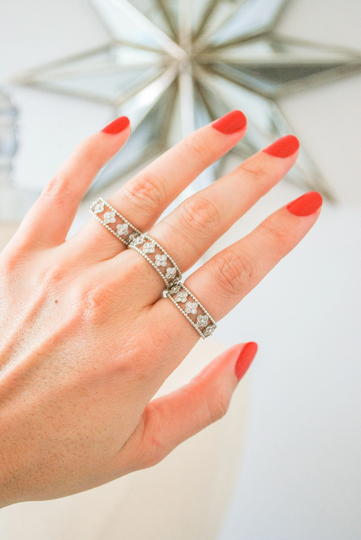 Flower Ring, Sterling Silver, Silver Ring, Floral Jewelry, Floral Ring, Dainty Ring, Silver Ring Band, Boho Boho