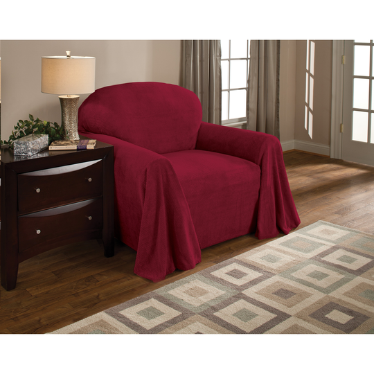 Innovative Textile Solutions Coral Fleece Chair Throw Slipcover