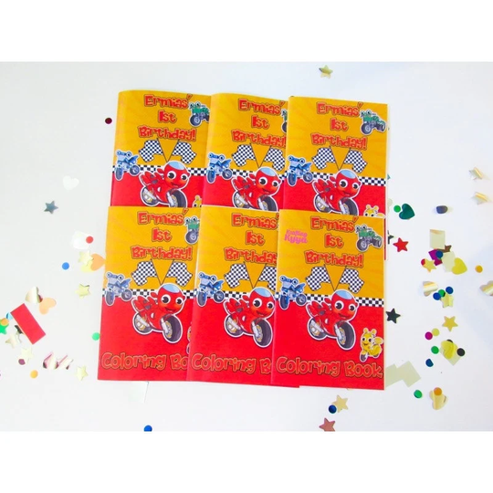 Zoom Custom Coloring Book Party Favors