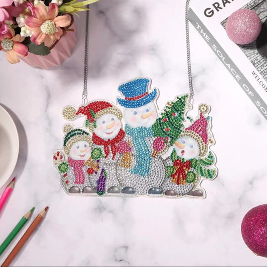 Us Seller. Christmas Diamond Painting Window Decoration. Diy, Sun Catcher, Fast S&h