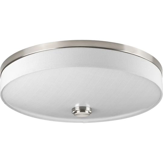 Progress Lighting Weaver Steel Flush Mount LED Two-light Fixture with AC LED Module - N/A