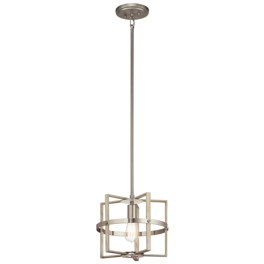 Kichler Peyton 1-light White Washed Wood Pendant