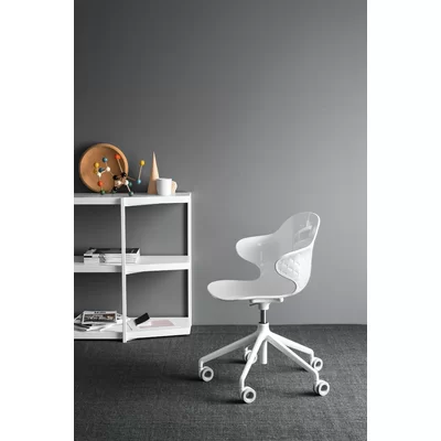 Saint Tropez Ergonomic Polycarbonate-Seat Office Chair by Archirivolto