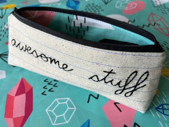 Awesome Stuff Zipper Pouch Pencil Case