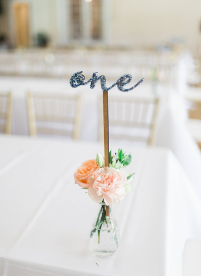 Table Number Sticks For Wedding Wooden Wood Or Custom Painted Decor Centerpiece | Item - Lws100