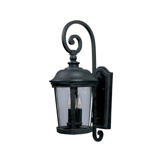 Maxim Bronze Vivex Seedy Shade Dover 3-light Outdoor Wall Mount Light