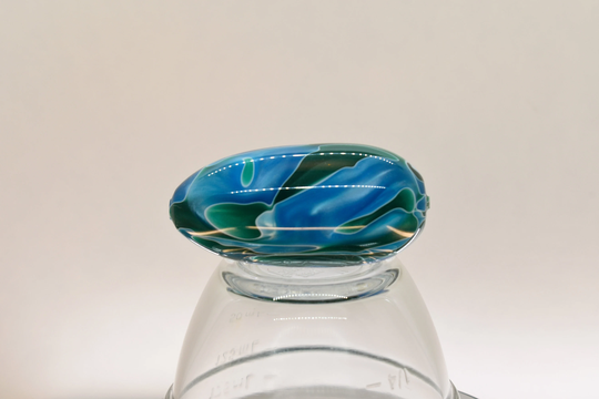 Diamond Painting Pen, Teal, Green, White, Swirl, Egg Shaped Mini, Acrylic