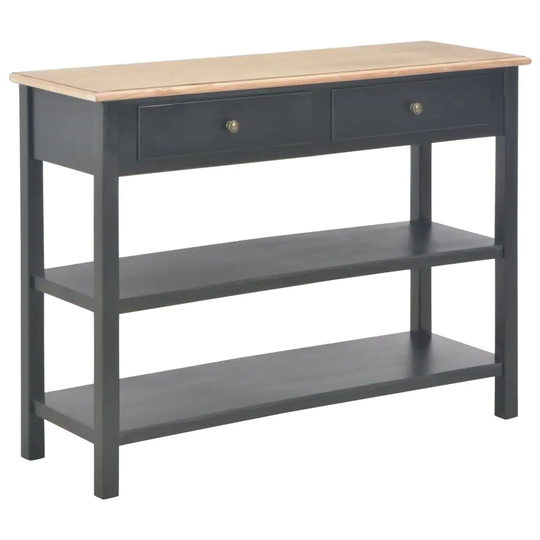 Sideboard Black 43.3"x13.8"x31.5" MDF