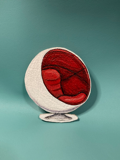Eero Aarnio Ball Chair Pin/Brooch