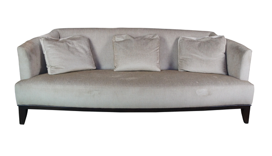 Vintage Barbara Barry For Henredon Transitional Modern 3 Seat Sofa Couch