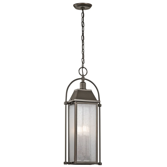 Kichler Lighting Harbor Row Collection 4-light Olde Bronze Outdoor Pendant