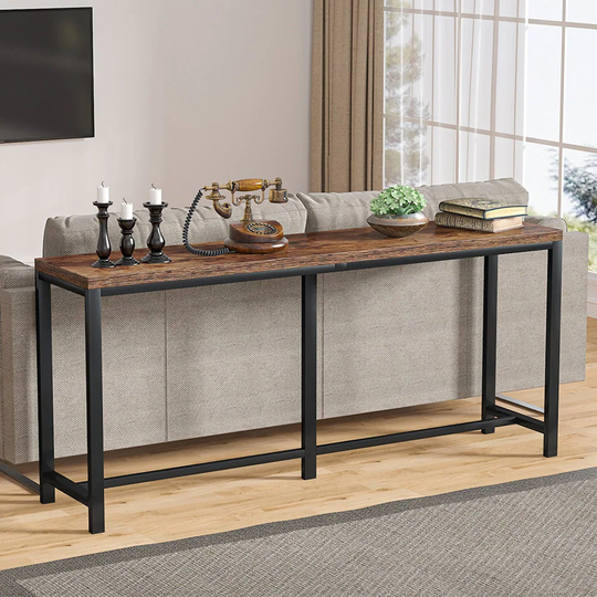 70.9 inch Extra Long Console Table Behind Sofa Couch, Narrow Entry Table