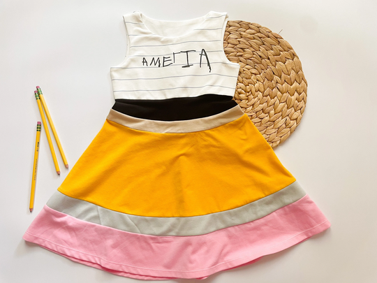 Girl Back To School // School First Day Of Schoo Dress Pencil