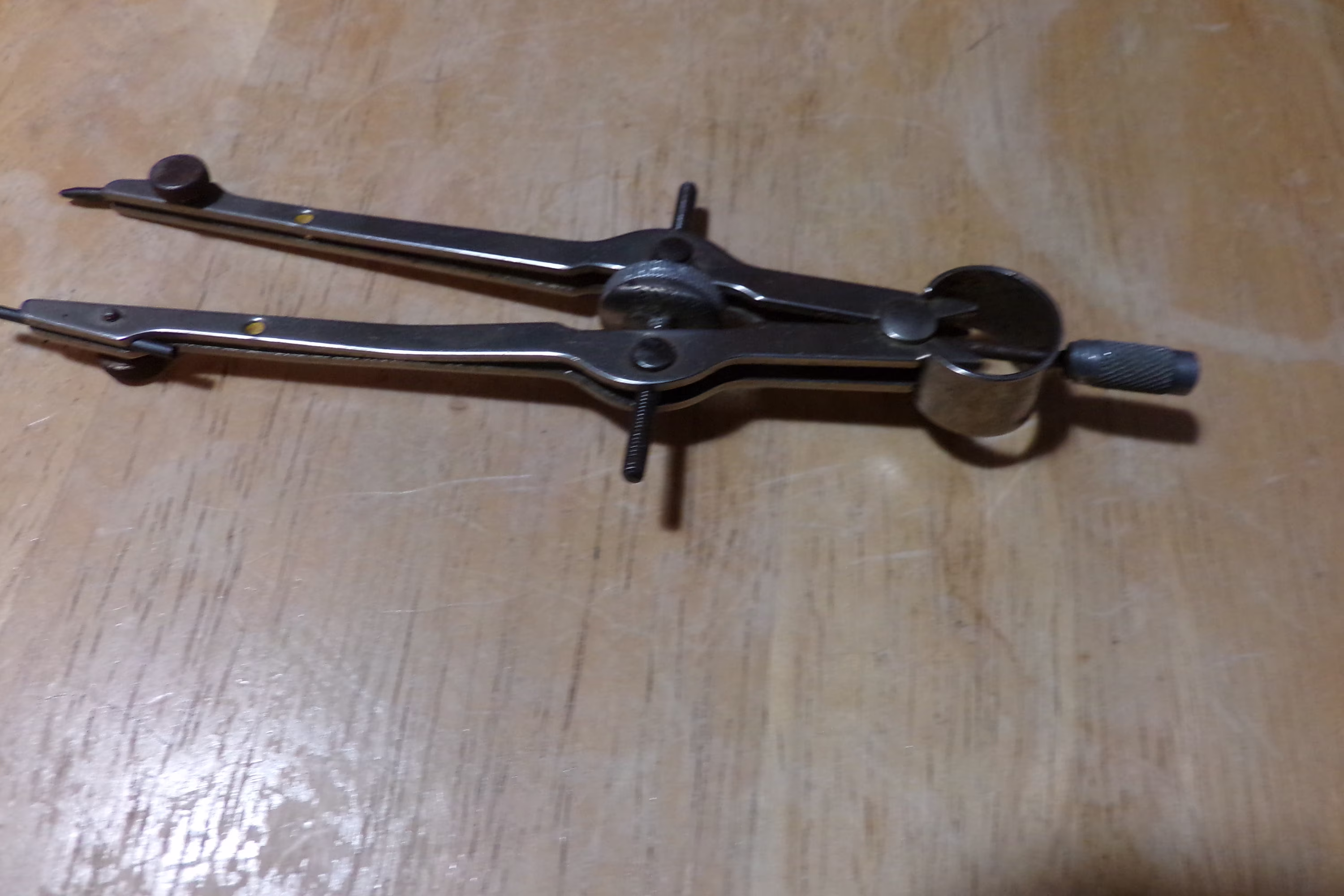 Vintage Vemco Steel Compass/Drafting Tool, Pasadena Architectural Drafting Compass, Pencil Compass, Protractor Morethebuckles