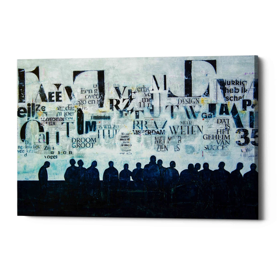 Epic Graffiti 'Towards Together' by DB Waterman, Canvas Wall Art