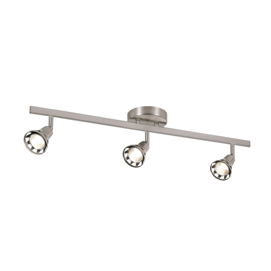 Renew Brushed Nickel 3-light Track Light