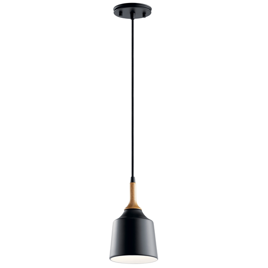 Kichler Lighting Danika Black 1-Light Mini Pendant