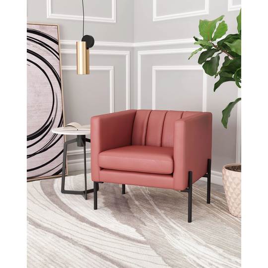 Cachuma Accent Chair Rust - N/A