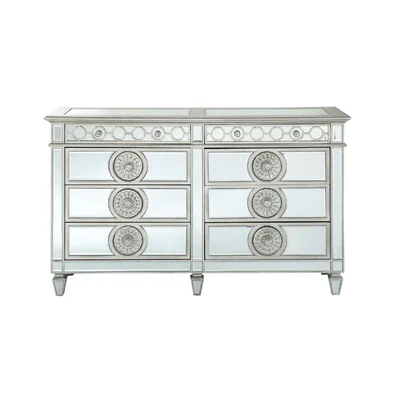 Dhawal 8 Drawer 68" W Double Dresser