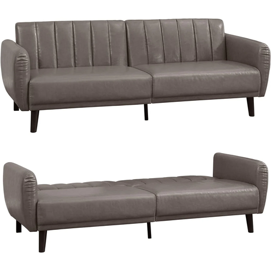 Uton Sofa Bed,Convertible Sleeper Couch Bed,Faux Leather Sectional Pull Out Couches Bed, Small Sofa Furniture Set