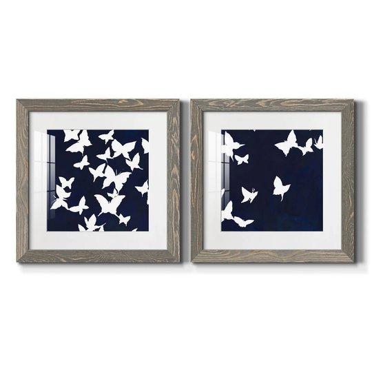 ALL AFLUTTER-Premium Framed Canvas- Ready to Hang - Multi-Color