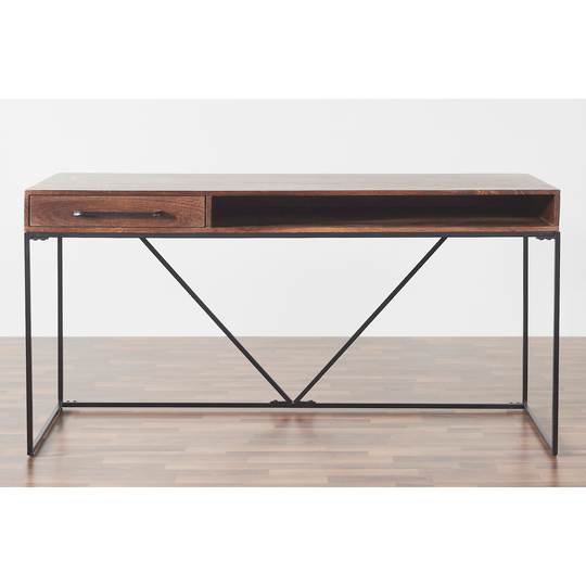 Stow Office desk 60 inches in Dark Walnut