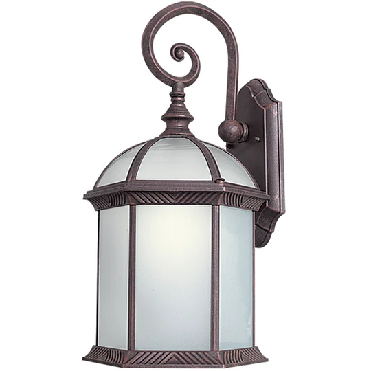 Woodbridge Lighting 61034WL-RTP Glenwood 1-light Large Outdoor Wall Light, Powdered Cost Rust